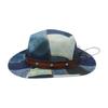 Western Cowboy Top Hat British Style Fashion Color Matching Jazz Hat Peach Heart Retro Stage Catwalk Concave Stage Hat