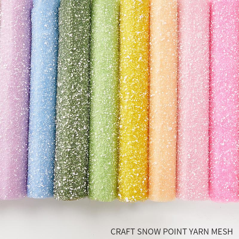 Schneeflocken Garn Wickel Netzpapier Blumenstrauß Verpackung Hochzeit Geburtstagsparty Dekoration Floristenbedarf Geschenkverpackungsmaterialien