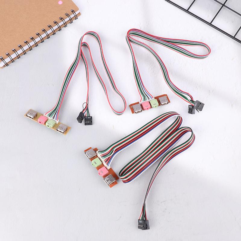 1Pc Computer Chassis Front Panel Audio Jack Front Usb Interface Host Front Bezel Cable
