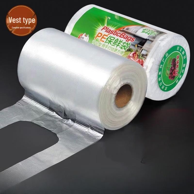 OIMG Disposable Kitchen Food Storage Bags with Handles