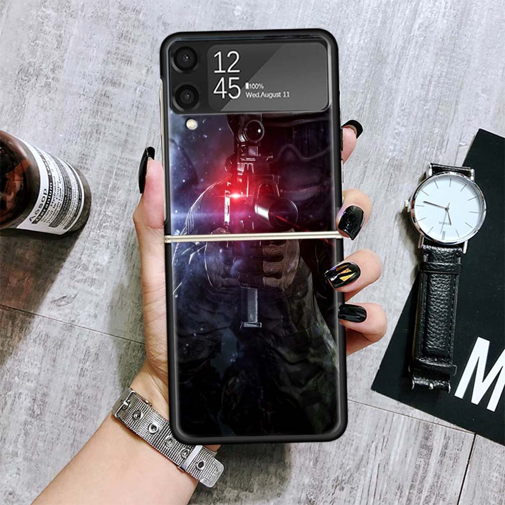 Police SWAT FBI Cases For Samsung Galaxy Z Flip 4 5 6 7 3 Z Flip7 Flip6 Flip4 Flip5 Flip3 5G Hard Shockproof Fundas Cover Galaxy