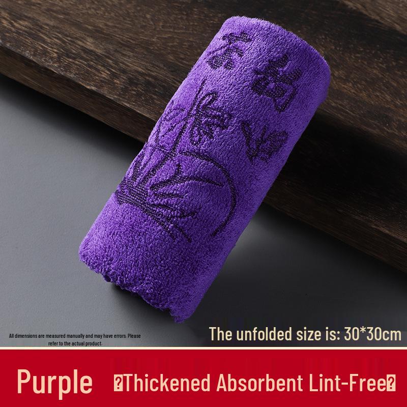 Prémiová absorpční utěrka na kung-fu čaj - Zesílená utěrka na čištění čajového stolku ve stylu zen