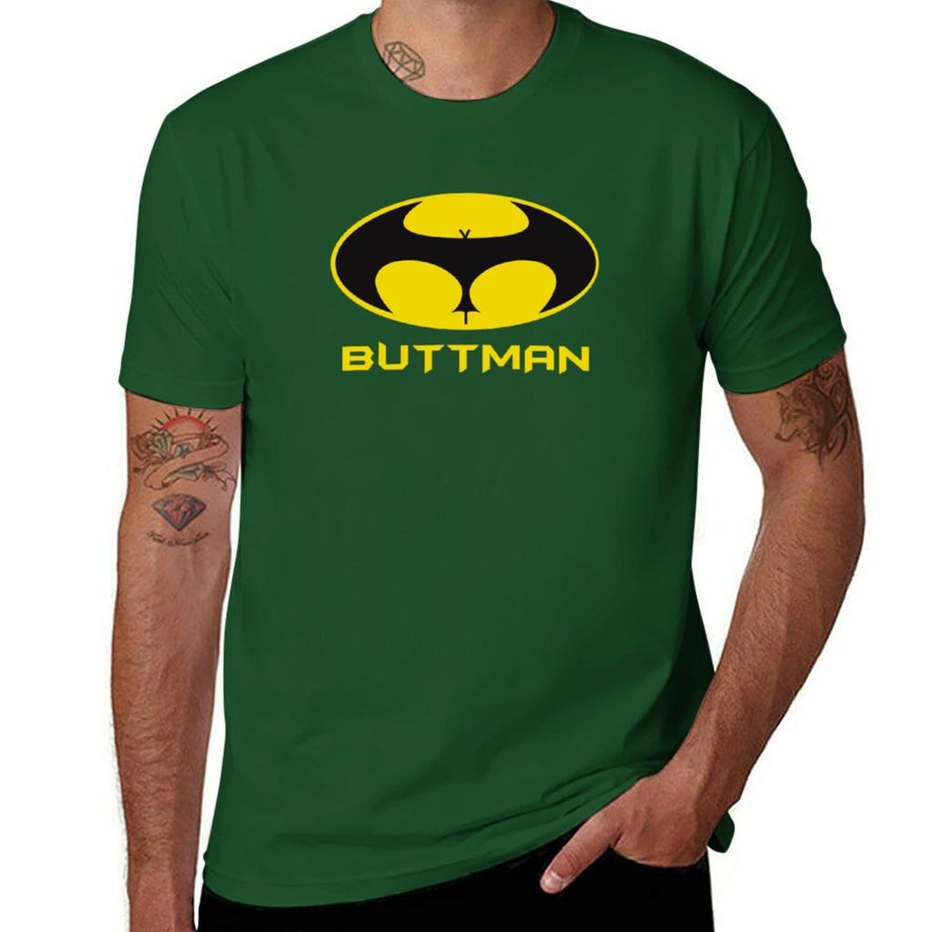 BUTTMAN T-Shirt Graphics Plus Size Tops Customs Design Your Own Black T Shirts for Men