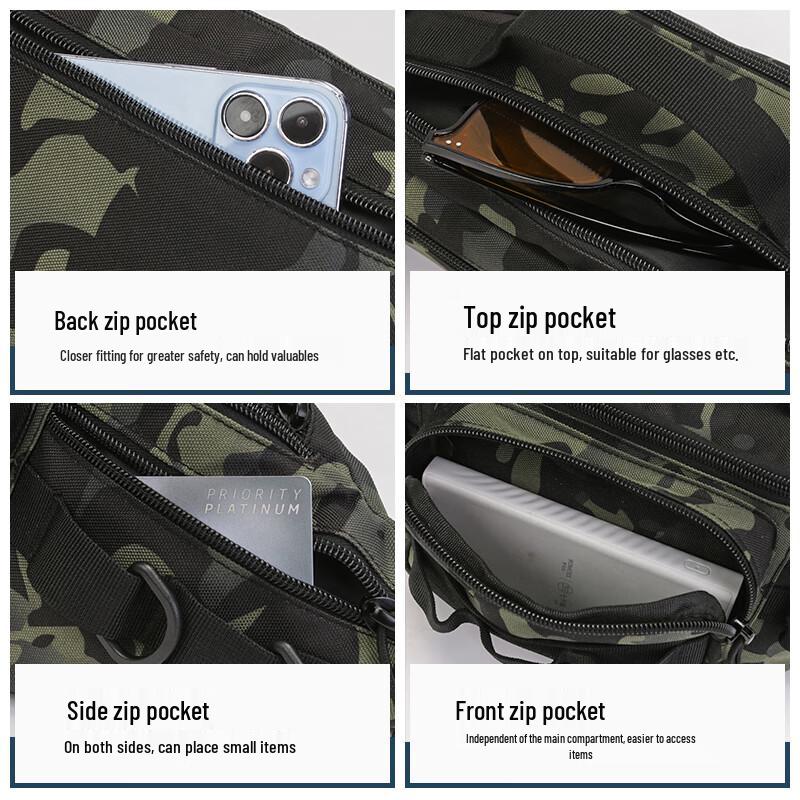 Xionghuo Multi-functional Lure Fishing Bag with Rod Holder