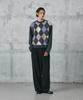 GLW Soft Argyle Knit Charcoal