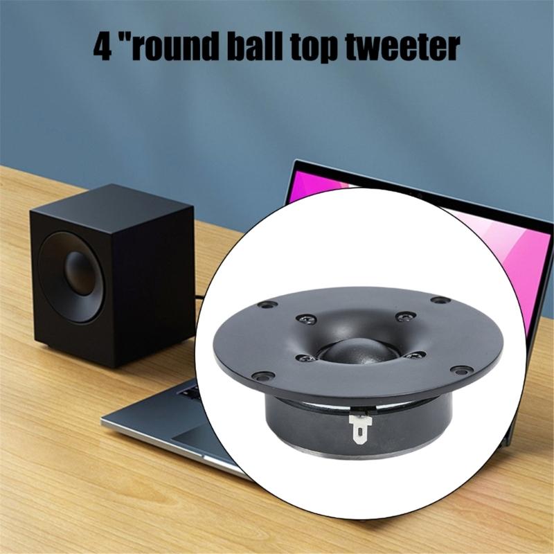 4Inch 8Ohm 30W 104mm High Sensitivity Car Sound Speakers with Full Ranges Domes Tweeters for Enhanceds Music Experience