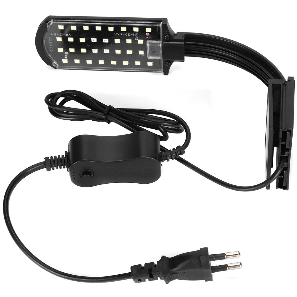 UltraThin Aquarium Lamp Clip Light LED Fish Tank Light 6MM Mini Thin Body