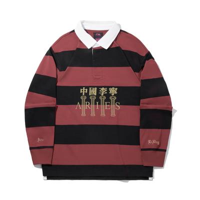 Maglietta Polo a Manica Lunga Larga Li Ning Aries Collaboration Uomo top APLV655-5