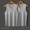 Men's Plaid Ice Silk Quick-Dry Sleeveless Sports Tank Top