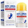Crème pour les pieds ikzee 40g, Baume pour les pieds hydratant & exfoliant en stick, Prévient la sécheresse & les gerçures, Non gras, Unisexe