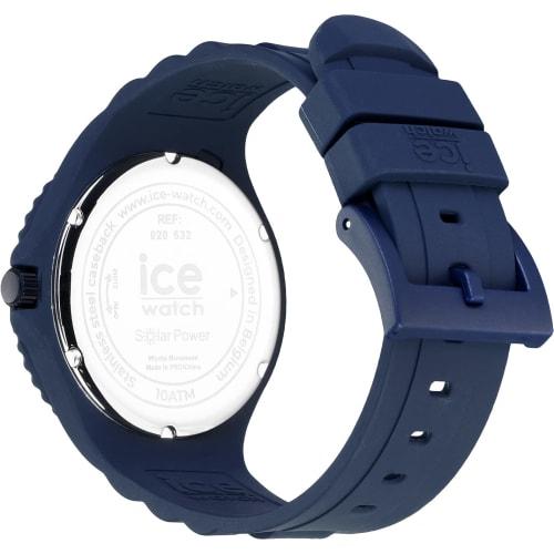 ICE WATCH Men's Solar-Powered Ice Generation Watch with Silicone and Rubber Case, Water Resistant To 10 ATM, Popular Brand, Navy Blue, Limited Edition