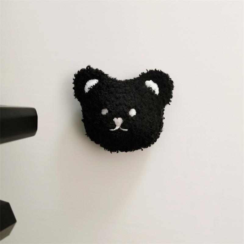 Ins Korean Bear Children's Room Door Rear Handle Silent Anti-collision Sticker Cushion Anti-Bump Wall Protector Door Stopper
