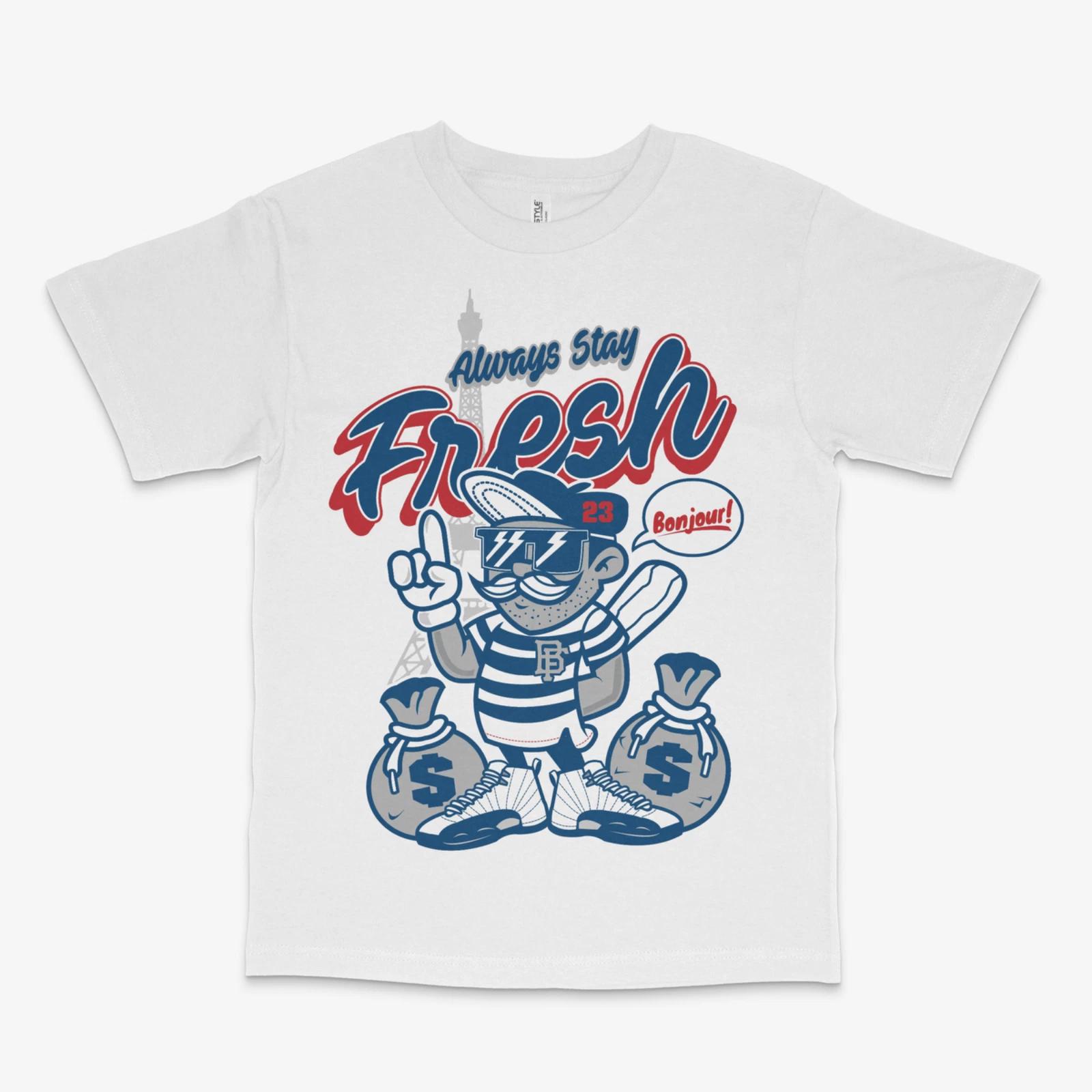 Always Stay Fresh White Tee M