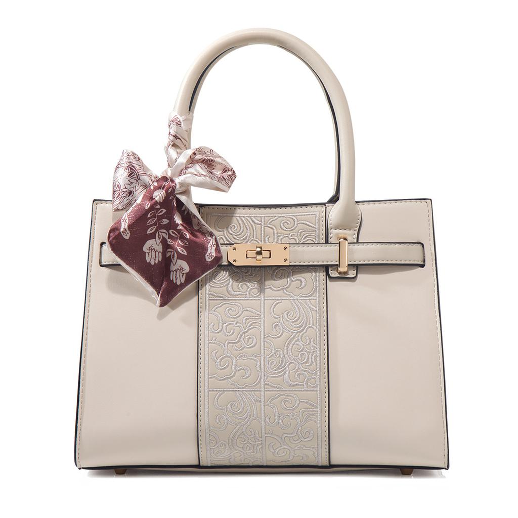 Mother'S Day Gift For Mother, Large-Capacity Handbag, Lady'S Mother Bag, Atmospheric High-End Embroidered Women'S Bag