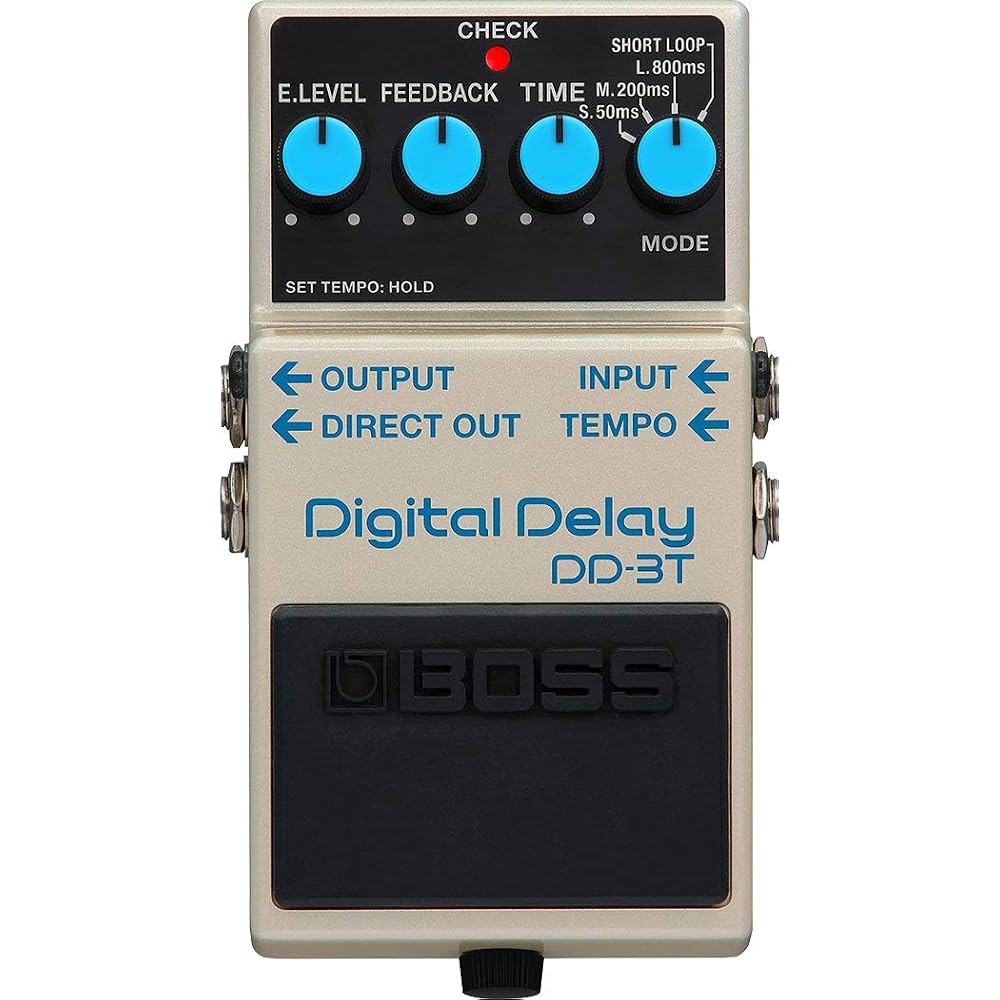 BOSS DD-3T Digital Delay Effects Pedal Compact Design Durable Construction Music Equipment