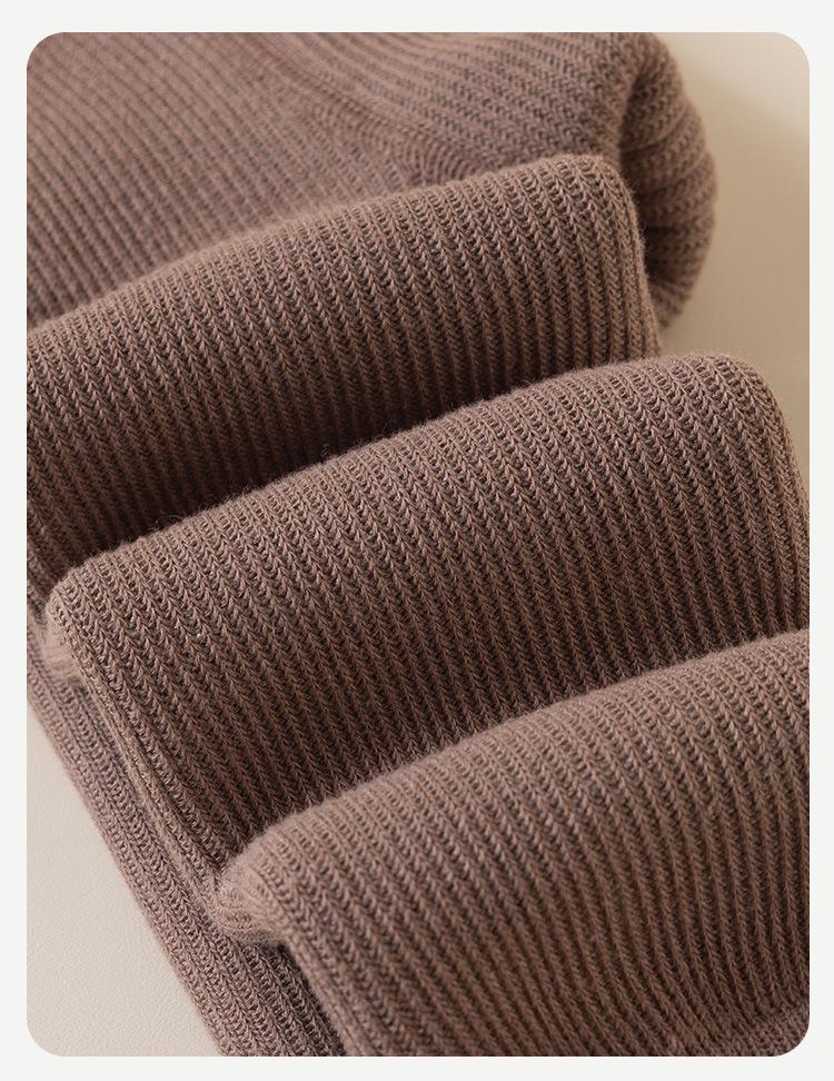 Winter Fleece-Lined Baby Leggings: Warm, Open-Crotch, Thickened One-Piece Pants for Children