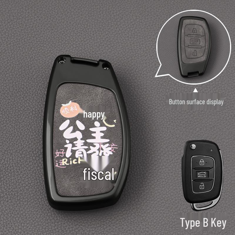 Compatible with Beijing Hyundai ix35, Key Cover for Langdong Elantra, Mingtu, Yue Dong, Ruina, Yuen Na, Festa, Sheng Alloy.