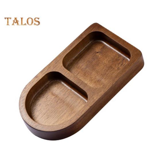 

Разделенный деревянный поднос для сервировки, блюдо для приправ, многосекционные соусницы для закусок, фруктовых конфет, элегантные деревянные тарелки для повседневного использования S