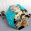 1pc Outdoor Umbrella with Anime Characters - Automatic Opening/Closing, Portable 3-Fold Design, 8-Rib Iron Frame - Perfect Gift for Fans, Travele