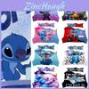 Conjunto de Cama Estampa Digital Série Stitch Duas ou Três Peças Estilo Moderno e Simples