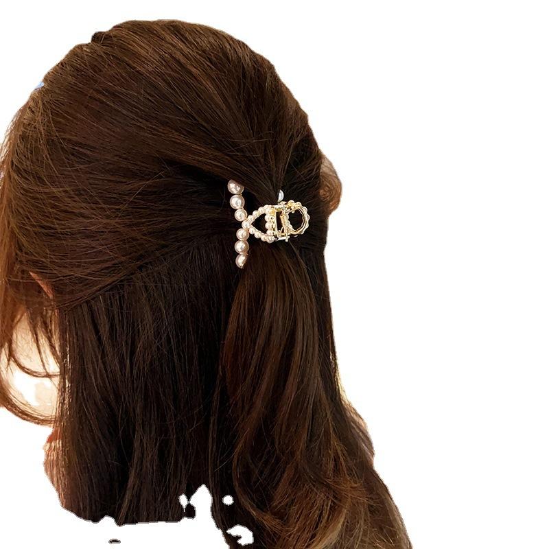Neue Perlen-Greifspange Internet-Berühmtheit Vielseitige Kleine Seitenklemme Diamant-Haarspangen Kopfschmuck Mädchen Frauen Haarschmuck