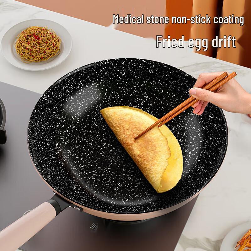 KSISE 316 rozsdamentes acél tapadásmentes wok