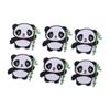 6PCS Panda Patch Panda Pattern DIY Sewing Sewing Patches Cotton Clothing Patches Custom Patches for