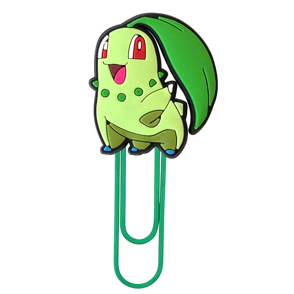 Pikachu Cartoon Bookmark: Colorful DIY Large Paperclip Office Supplies