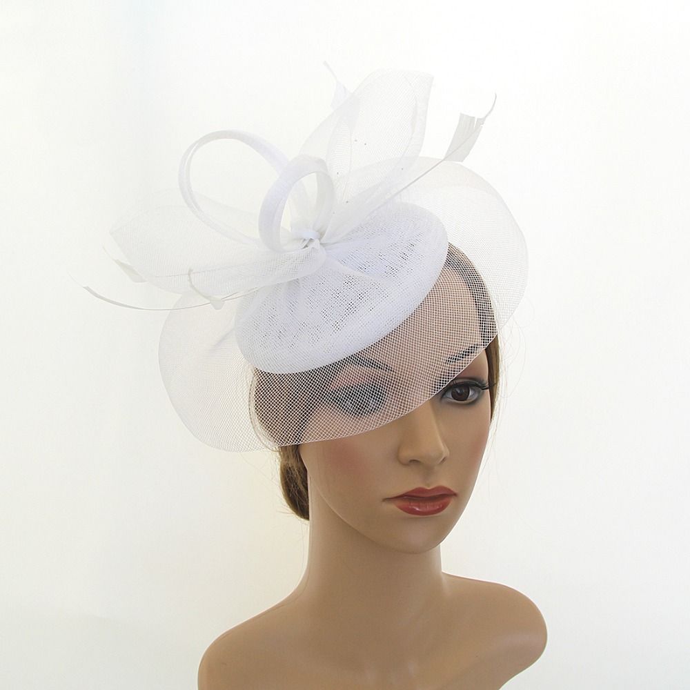 Exquisite Veil Hat Headwear Elegant Bride Headband Vintage Hairbands Photography