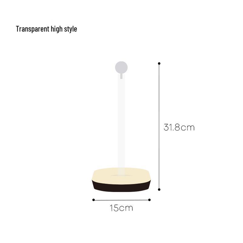 Nordický vertikální držák na kuchyňské utěrky a ubrousky - Bezvrtací úložný regál na jídelní stůl a ručníky.