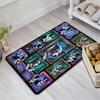 Cybernetic Canine Collage Pattern Rug Floor Mat for Living Room or Bedroom Soft and Comfortable Carpet a Gift for Birthday and Holiday.