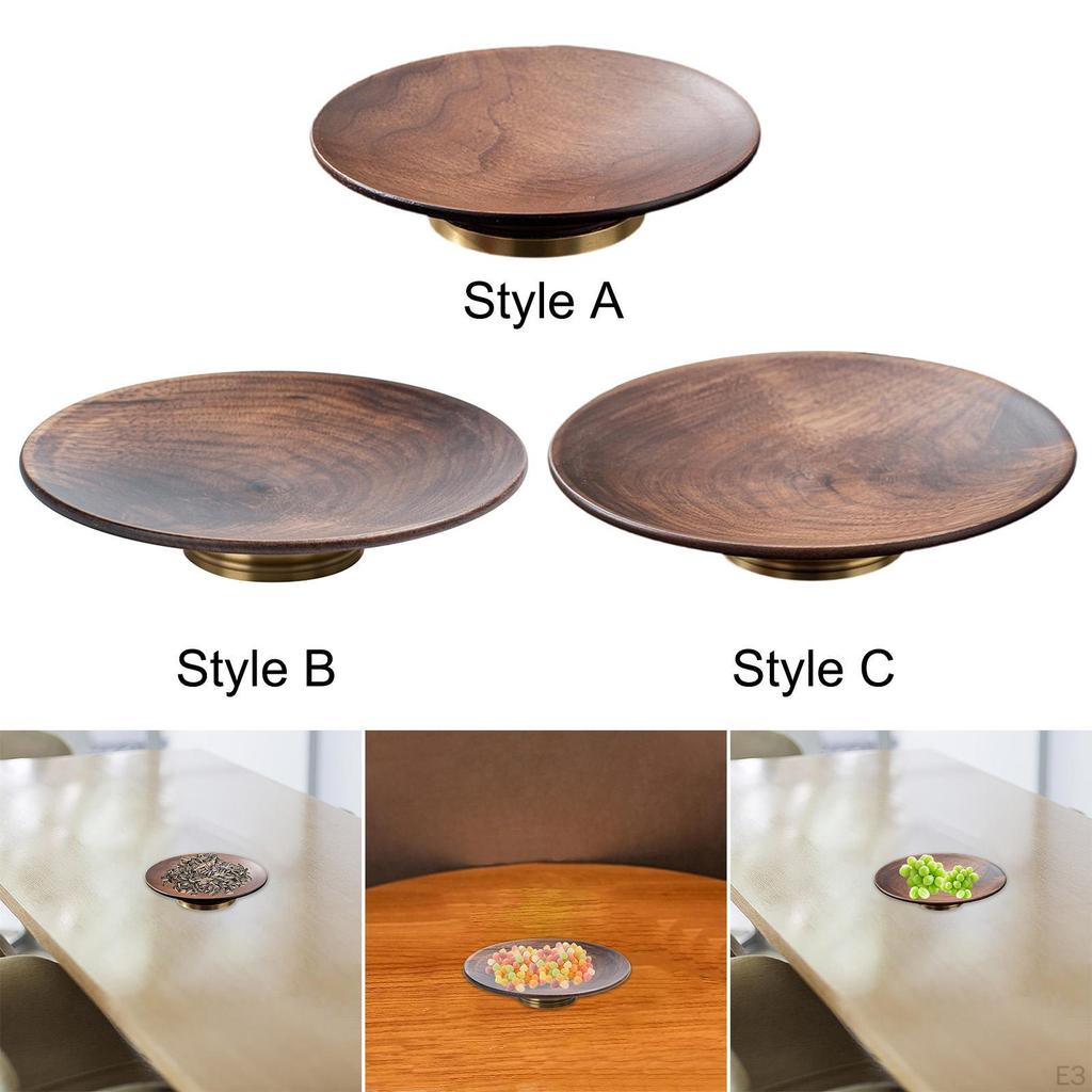 Serving Tray for Snacks And Pastries, Wooden Organizer Kitchen Hotel