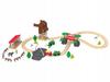 Wooden Train Railway Farm Tracks Playtive 43 Elements