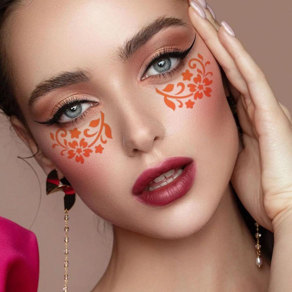 Assorted Designs Body Art Stencils Hollowed Design DIY Makeup Tools  DIY Makeup