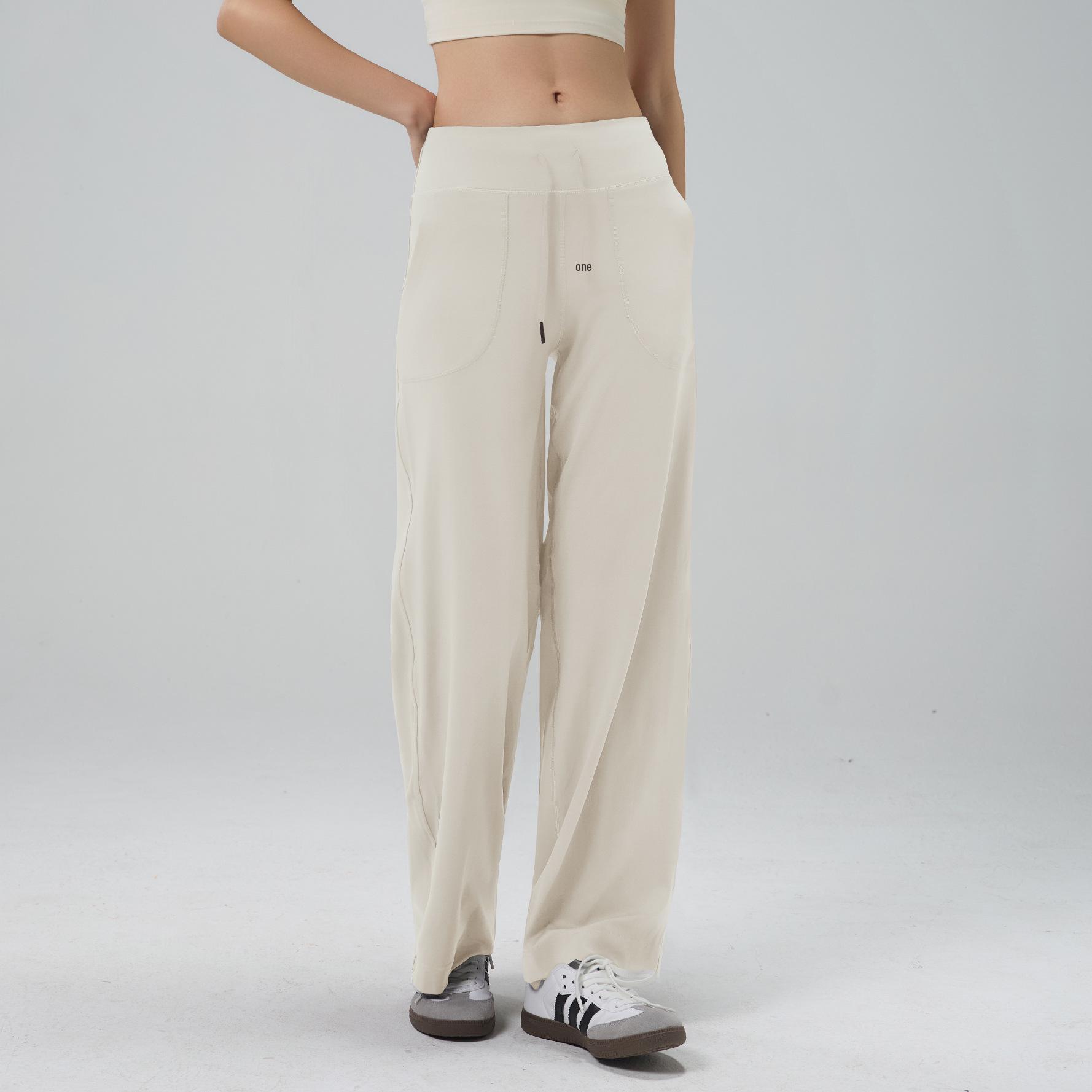 

Women s High-Waisted Wide-Leg Yoga Pants for Dance, Casual, Running, Fitness, and Fashionable Sportswear Small