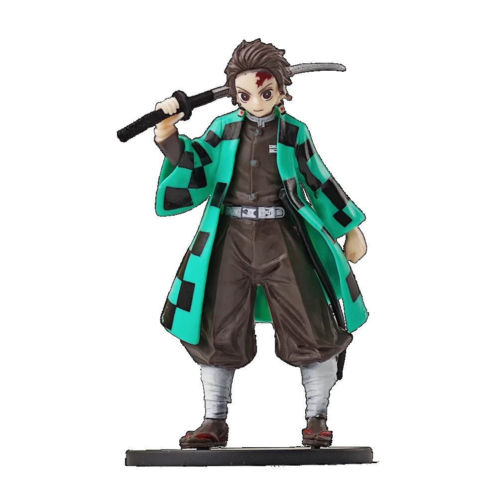 Gorąca Figurka Anime Demon Slayer Kimetsu no Yaiba Kamado Tanjirou Figurka Akcji Agatsuma Zenitsu Nezuko Wojownik Model PVC Zabawki