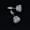 Women Simple Casual Zircon Earring Elegant All-match Ear Studs Party Jewelry