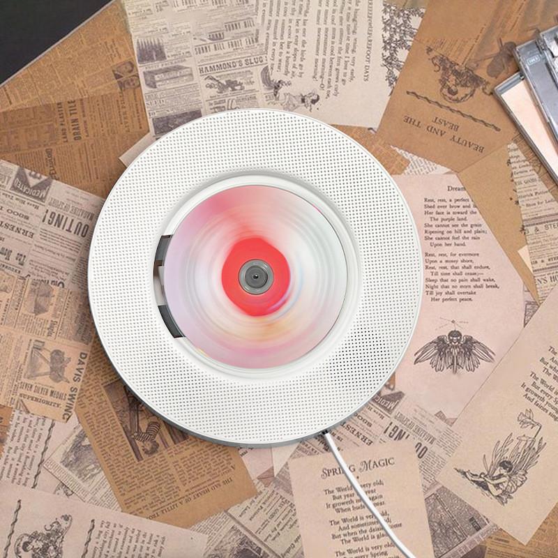 Wall Mounted CD Player Intelligent Bluetooth Audio System Prenatal Education Machine Portable English CD Repeater New