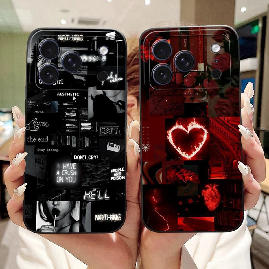 Beautiful Floral Phone Case For iPhone 17 Pro Max 17 Air Soft Silicone Shockproof Cases For iPhone17 17Pro 17Air Cover Bumpers