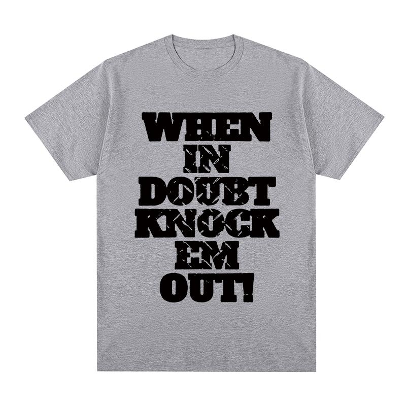 Drake Wenn Sie im Zweifel sind, schlagen Sie sie K.O. T-Shirt Baumwolle Herren T-Shirt Neues TEE TSHIRT Damen Oberteile