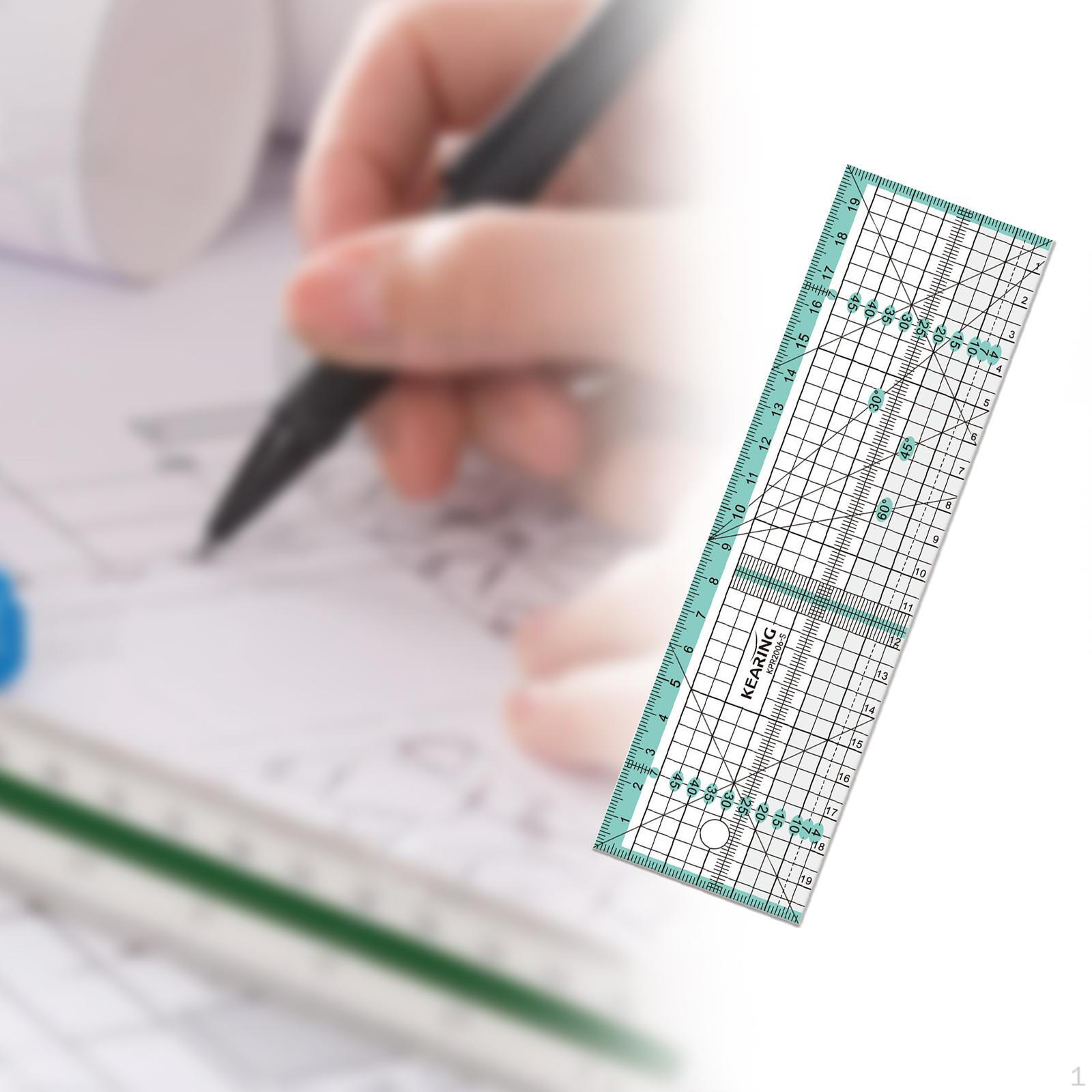 

Легкая линейка для резки, предназначенная для пошива и измерения бумажной кожи 20cmx6cm