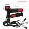Red Screen Lock + 23-Speed Voltage Display Electric Bike Throttle Grip