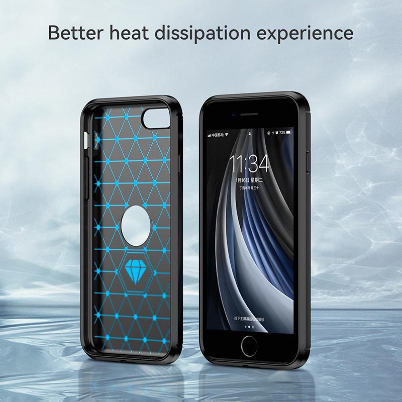 For iPhone SE3 Case For Apple iPhone SE3 SE2 Cover 4.7 inch Shockproof Soft Silicone Protective Bumper For iPhone SE 2022 2020