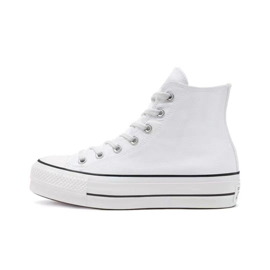 Chunyuan Women s Platform Canvas Shoes - Thick-Soled, Lightweight, Height-Boosting Casual Sneakers 39