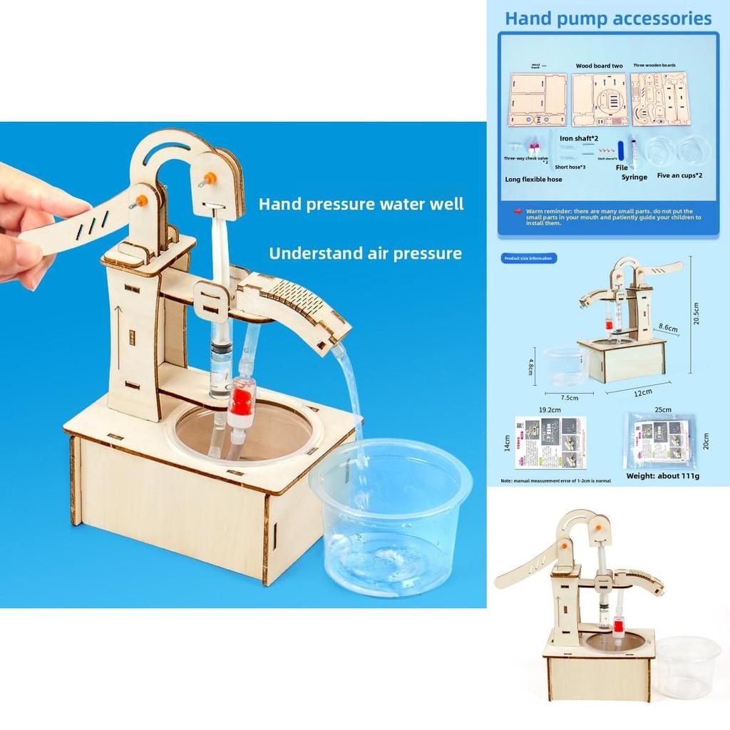 Science Experiment Diy Hand Pump Kit For Kids Educational Science Toys