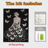 DIY Butterfly Pearl Art Painting for Home Wall Decor Pearl Gem Paintings Picture Arts Craft  for Adults/Beginners Gift Idea Home Decor Without Frame