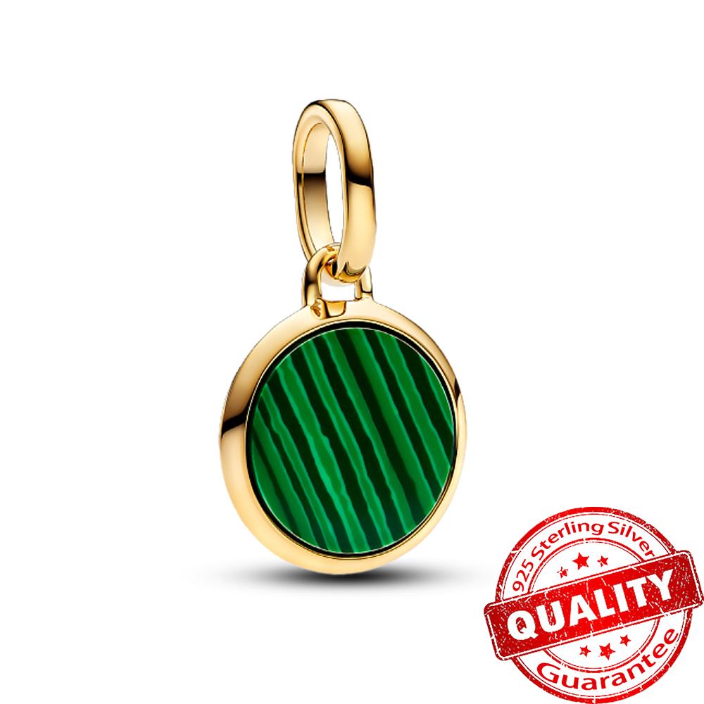 Classic Gold Wire Heart & Sparkling 925 Sterling copper Zircon Angel Dangle Charm For DIY Women Bracelet Pendant Accessories