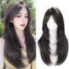 LUPU 24inch Wigs Hair Black Wig Synthehtic Black Long Straight Hair with Layers Natural Fake Women Hairpiece for Daily Use