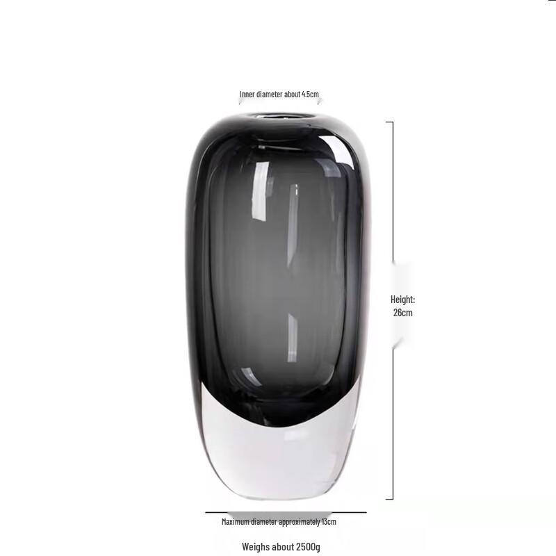 Rui Jie Modern Minimalist Crystal Glass Vase