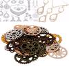 Assorted Antique Vintage Gear Charms Pendants for Jewelry DIY Accessories (Mixed Color)